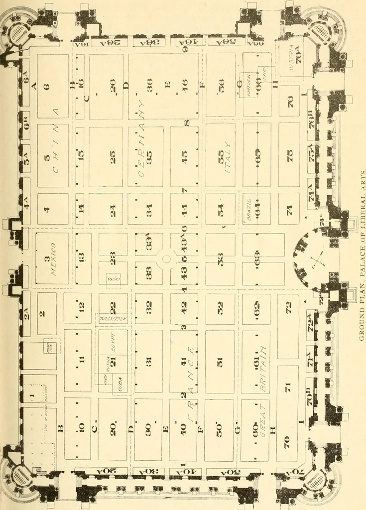 An illustration from Official catalogue of exhibitors. Universal exposition. St. Louis, U.S.A. 1904. : Division of exhibits. Department A. Education [to H. Agriculture; J. Horticulture to P. Physical Culture; R. Livestock.], 1904, leaf 436