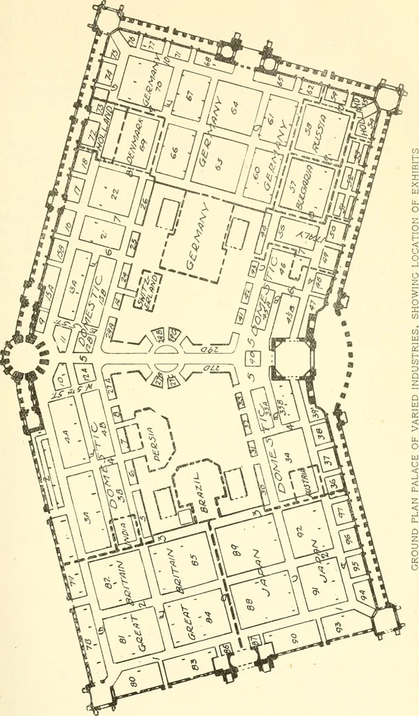 An illustration from Official catalogue of exhibitors. Universal exposition. St. Louis, U.S.A. 1904. : Division of exhibits. Department A. Education [to H. Agriculture; J. Horticulture to P. Physical Culture; R. Livestock.], 1904, leaf 550
