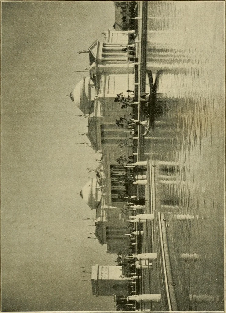 An illustration from Official catalogue of the fine arts exhibit, illustrated, 1898, leaf 12