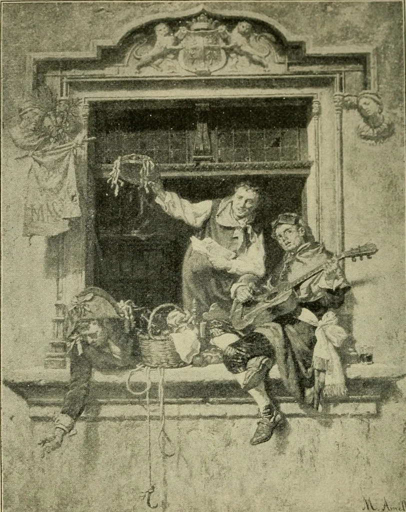 An illustration from Official catalogue of the fine arts exhibit, illustrated, 1898, leaf 17
