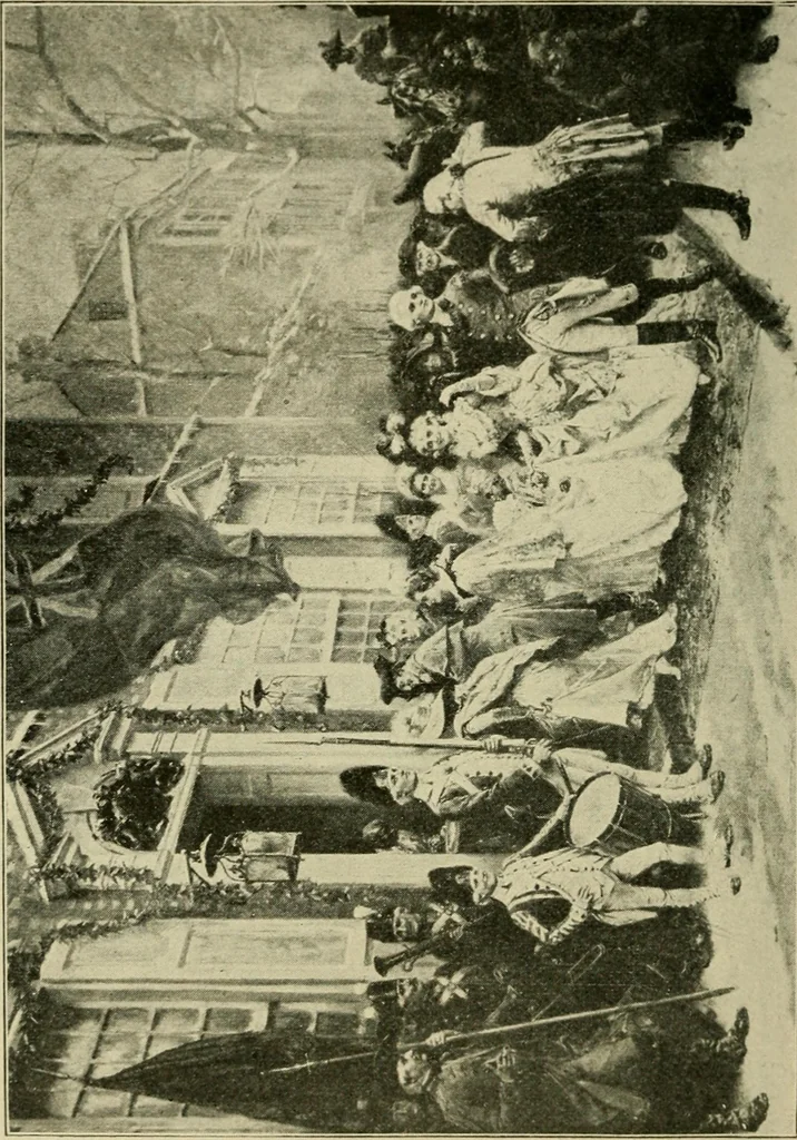 An illustration from Official catalogue of the fine arts exhibit, illustrated, 1898, leaf 27