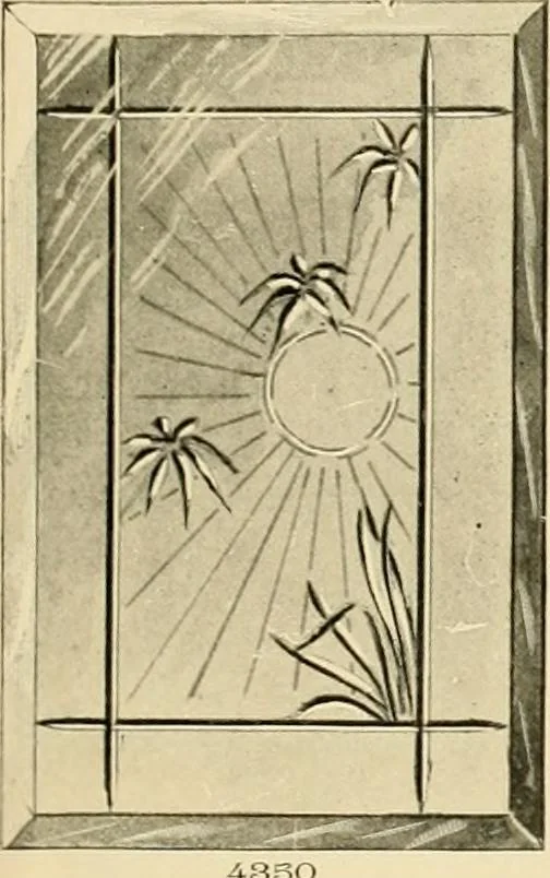 An illustration from Official catalogue and price lists on public and domestic art glass., 1897, leaf 22