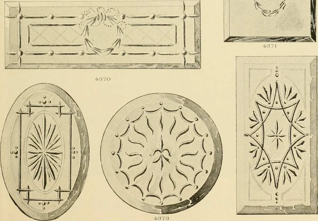 An illustration from Official catalogue and price lists on public and domestic art glass., 1897, leaf 24
