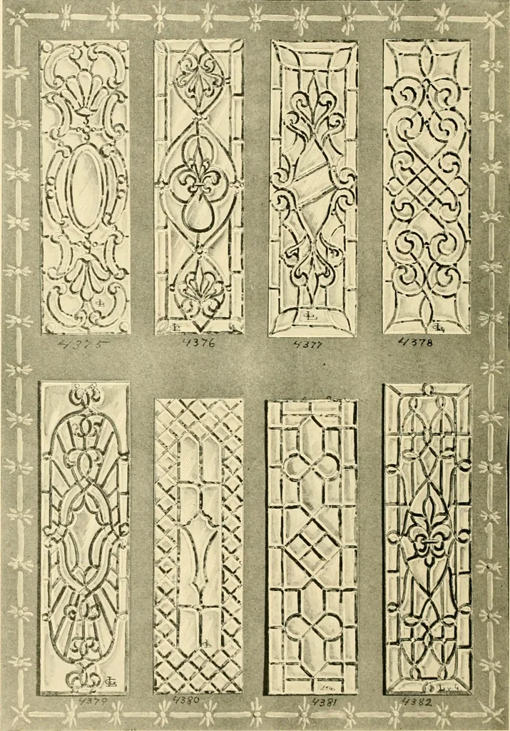 An illustration from Official catalogue and price lists on public and domestic art glass., 1897, leaf 25