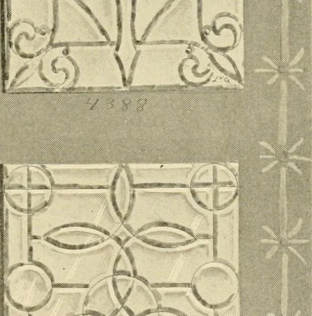An illustration from Official catalogue and price lists on public and domestic art glass., 1897, leaf 26