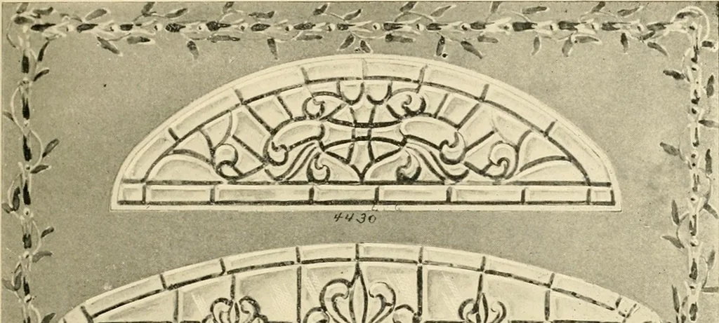 An illustration from Official catalogue and price lists on public and domestic art glass., 1897, leaf 32