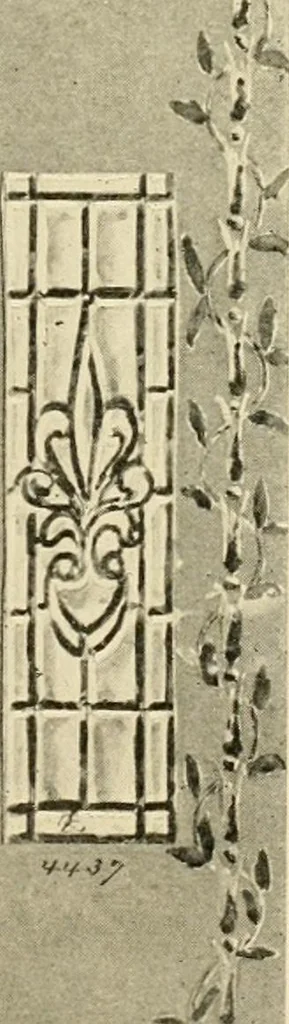 An illustration from Official catalogue and price lists on public and domestic art glass., 1897, leaf 32