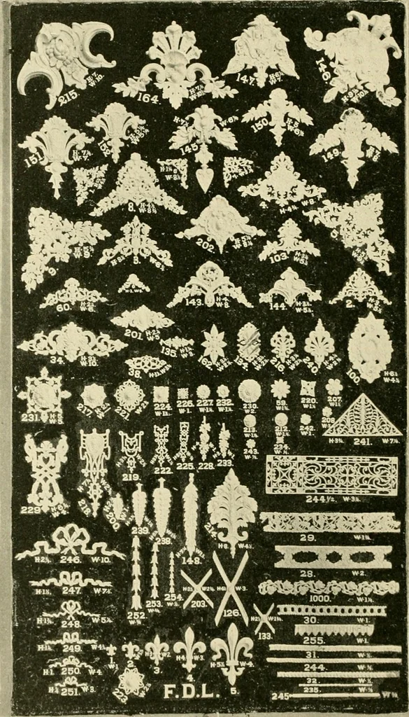 An illustration from Official catalogue and price lists on public and domestic art glass., 1897, leaf 55