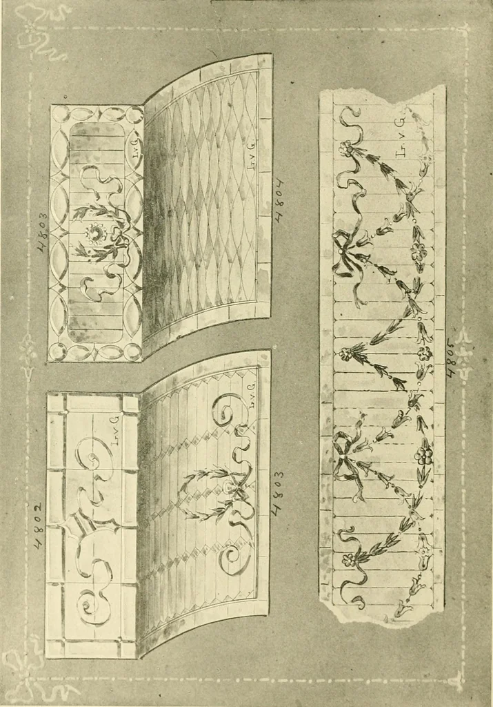 An illustration from Official catalogue and price lists on public and domestic art glass., 1897, leaf 59