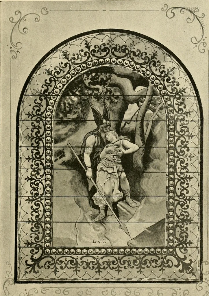 An illustration from Official catalogue and price lists on public and domestic art glass., 1897, leaf 80