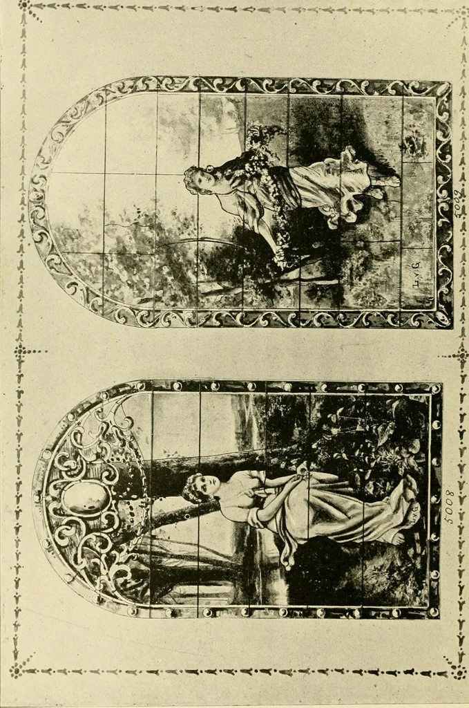 An illustration from Official catalogue and price lists on public and domestic art glass., 1897, leaf 83