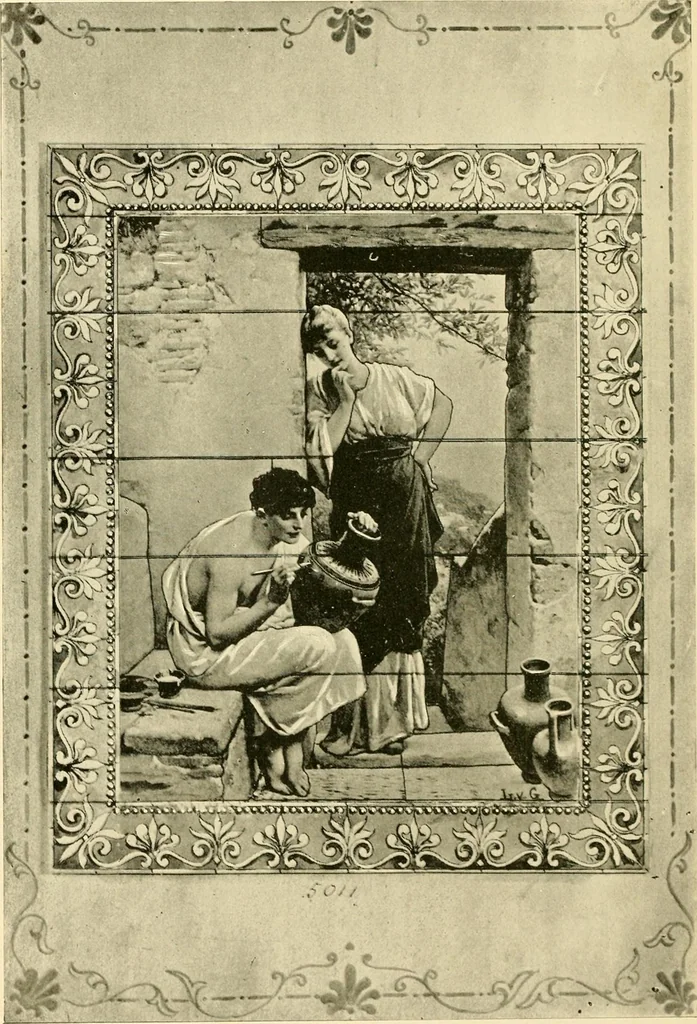 An illustration from Official catalogue and price lists on public and domestic art glass., 1897, leaf 85