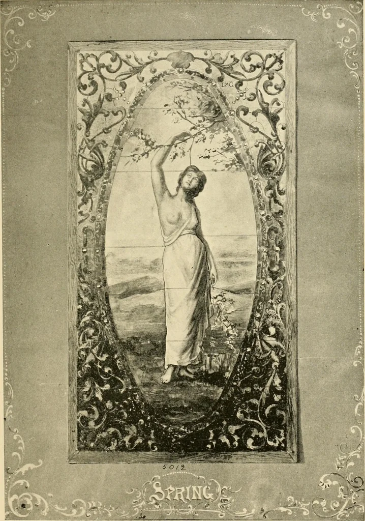An illustration from Official catalogue and price lists on public and domestic art glass., 1897, leaf 86