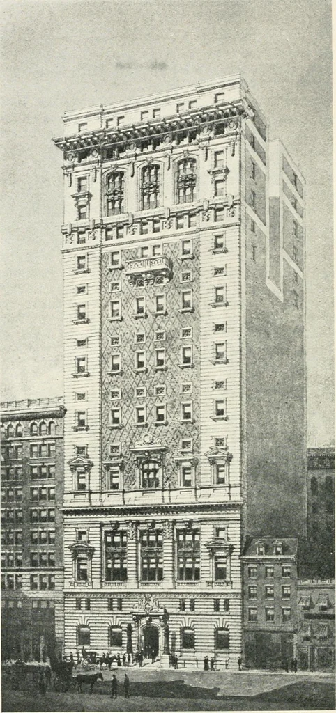 An illustration from Official exposition record and history of Masonry in the state of New York in connection with first annual fashion exposition for the benefit of Masonic hospital activities, May 8 to 13, 1922, 1922, leaf 123