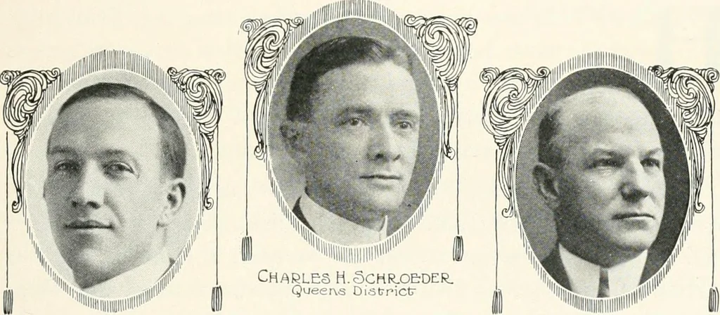 An illustration from Official exposition record and history of Masonry in the state of New York in connection with first annual fashion exposition for the benefit of Masonic hospital activities, May 8 to 13, 1922, 1922, leaf 22