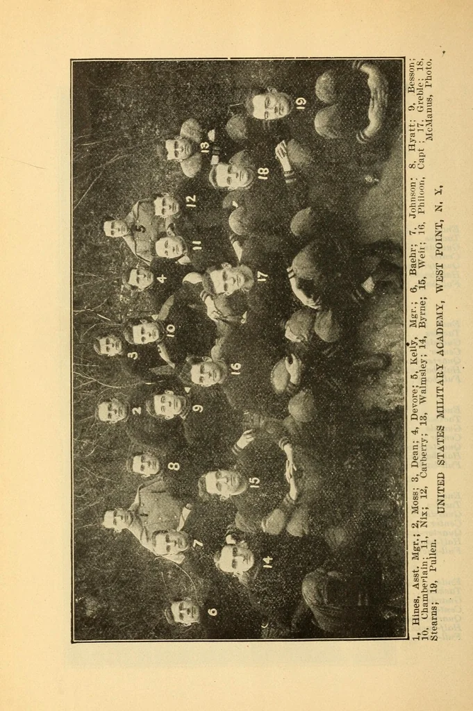 An illustration from The official football guide, 1909, leaf 46