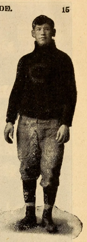 An illustration from The official football guide, 1911, leaf 355