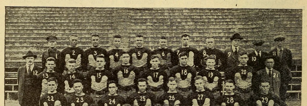An illustration from The official football guide, 1920, leaf 314