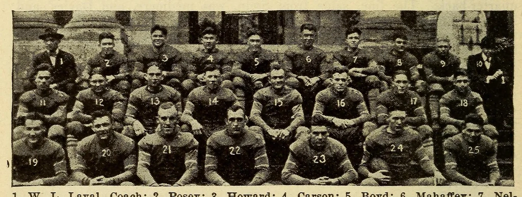 An illustration from The official football guide, 1920, leaf 338