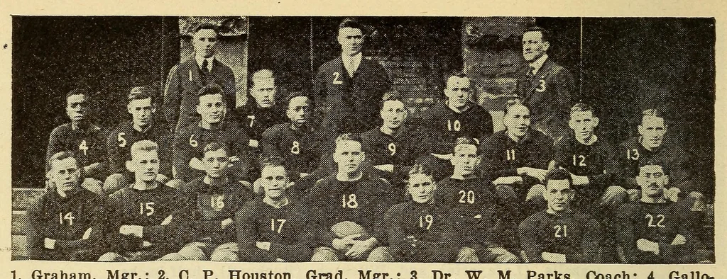 An illustration from The official football guide, 1920, leaf 372