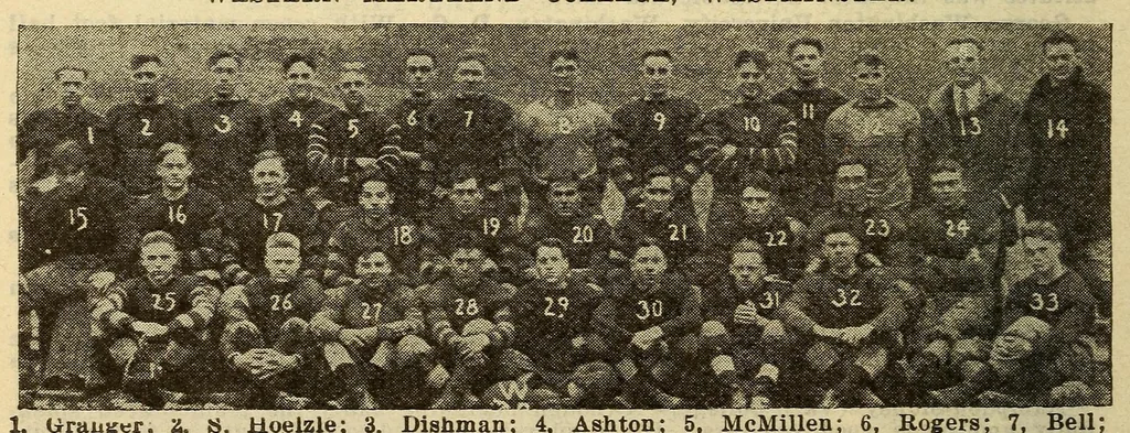 An illustration from The official football guide, 1920, leaf 390
