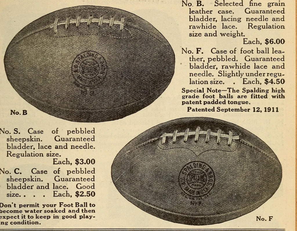 An illustration from The official football guide, 1920, leaf 533