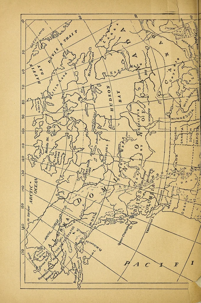 An illustration from The Official guide to the Klondyke country and the gold fields of Alaska : with the official maps : profusely illustrated : vivid descriptions and thrilling experiences ..., 1897, leaf 6