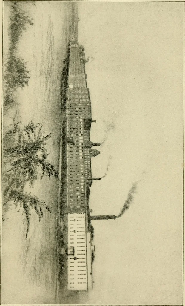 An illustration from Official manual and reference book of the National Loom Fixers Association of America : officers, constitution, by-laws, etc., 1903, leaf 100