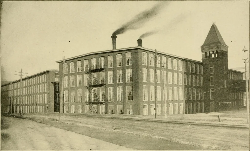 An illustration from Official manual and reference book of the National Loom Fixers Association of America : officers, constitution, by-laws, etc., 1903, leaf 112