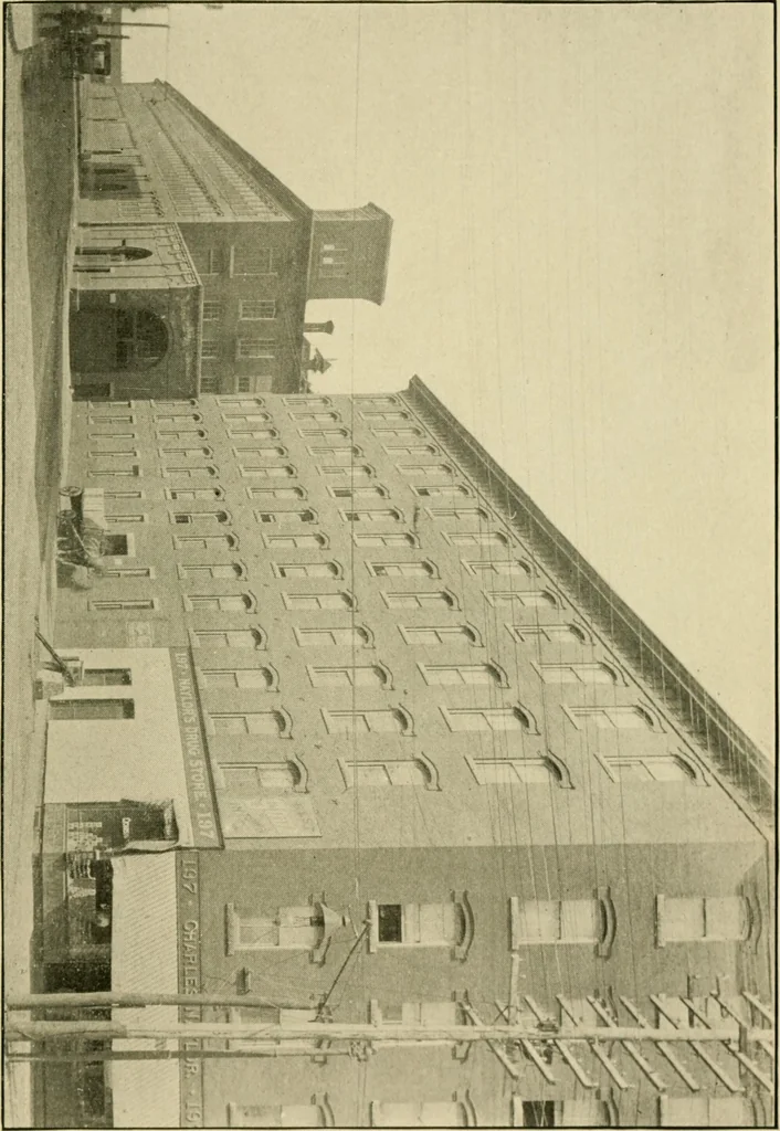 An illustration from Official manual and reference book of the National Loom Fixers Association of America : officers, constitution, by-laws, etc., 1903, leaf 122