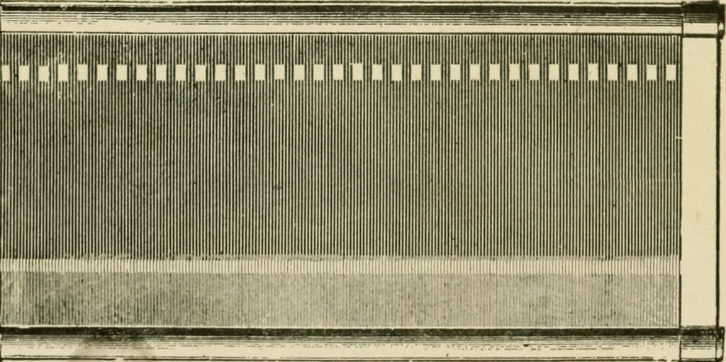 An illustration from Official manual and reference book of the National Loom Fixers Association of America : officers, constitution, by-laws, etc., 1903, leaf 129