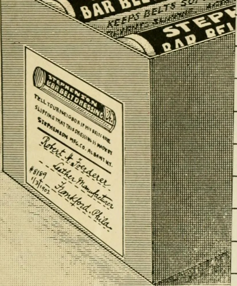 An illustration from Official manual and reference book of the National Loom Fixers Association of America : officers, constitution, by-laws, etc., 1903, leaf 130