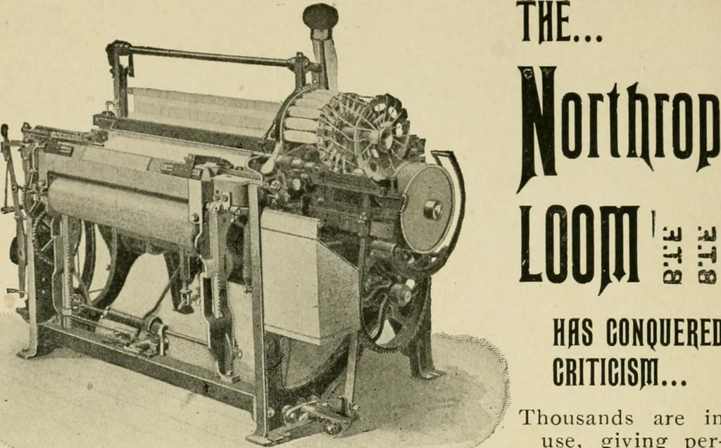 An illustration from Official manual and reference book of the National Loom Fixers Association of America : officers, constitution, by-laws, etc., 1903, leaf 5