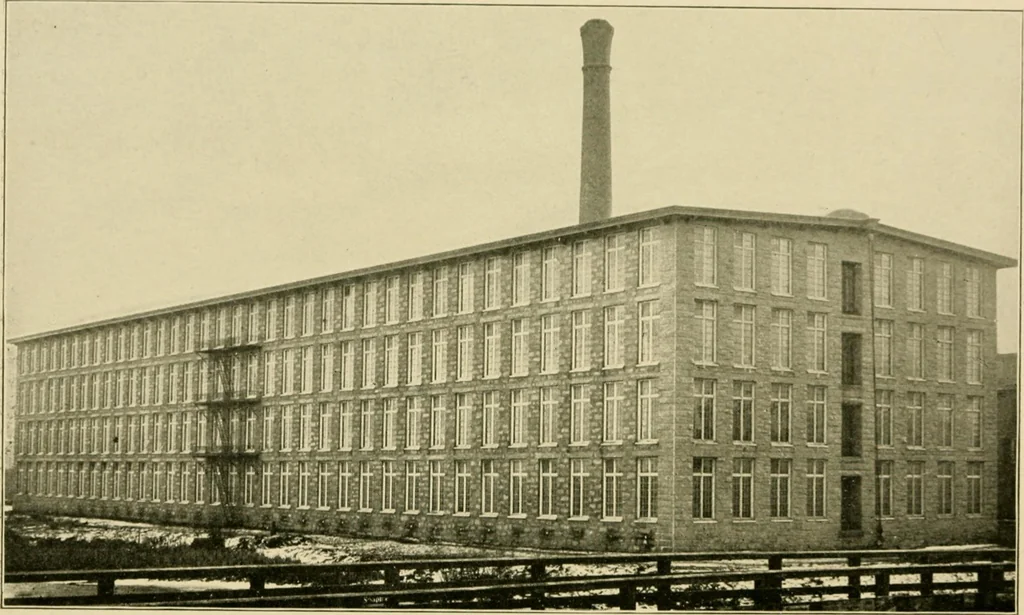 An illustration from Official manual and reference book of the National Loom Fixers Association of America : officers, constitution, by-laws, etc., 1903, leaf 76