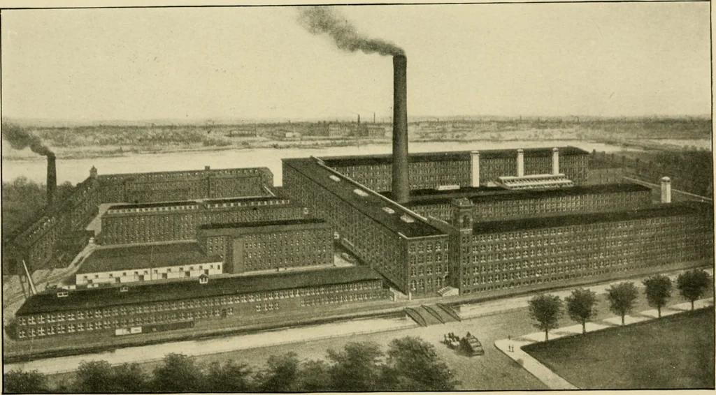 An illustration from Official manual and reference book of the National Loom Fixers Association of America : officers, constitution, by-laws, etc., 1903, leaf 82