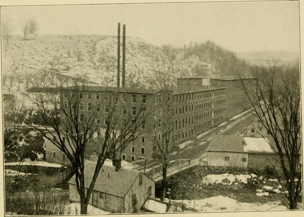 An illustration from Official manual and reference book of the National Loom Fixers Association of America : officers, constitution, by-laws, etc., 1903, leaf 86