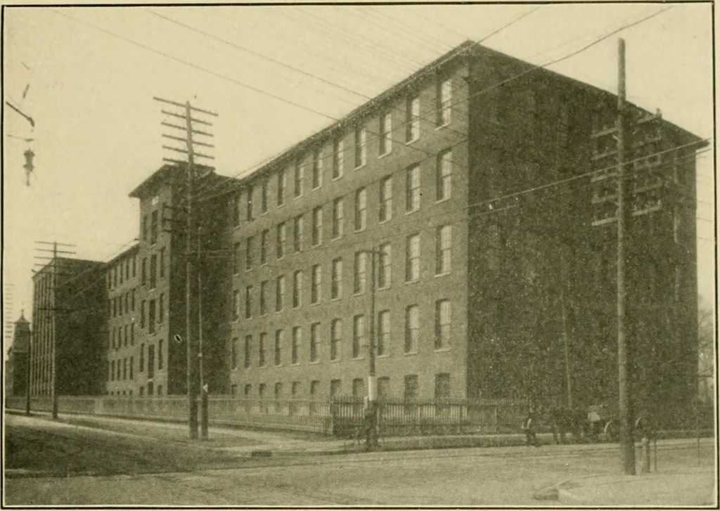 An illustration from Official manual and reference book of the National Loom Fixers Association of America : officers, constitution, by-laws, etc., 1903, leaf 94