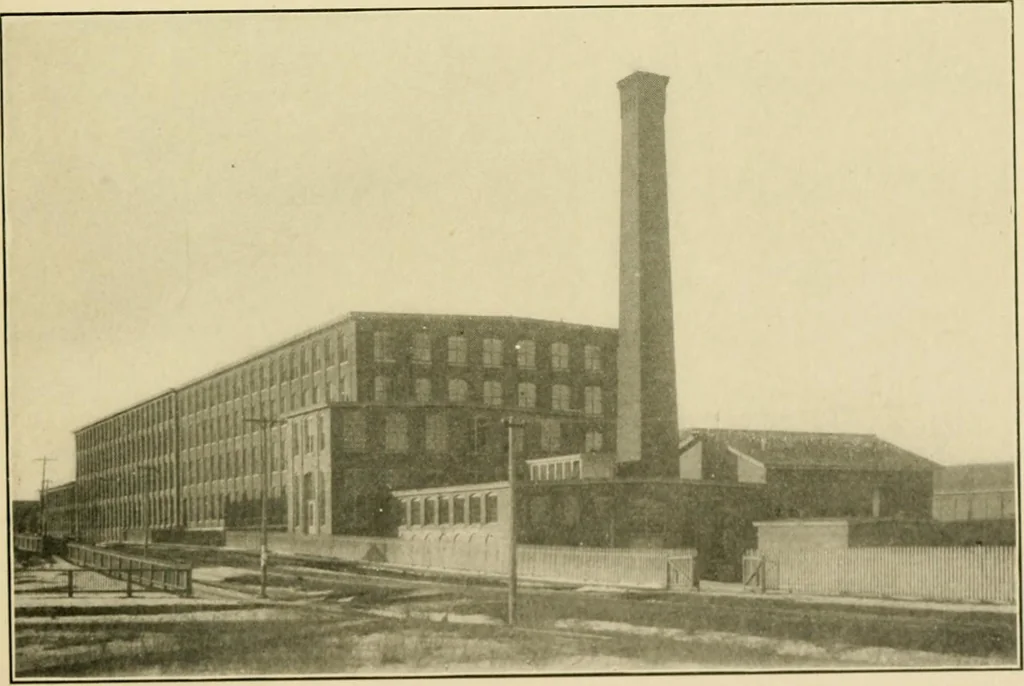 An illustration from Official manual and reference book of the National Loom Fixers Association of America : officers, constitution, by-laws, etc., 1903, leaf 94
