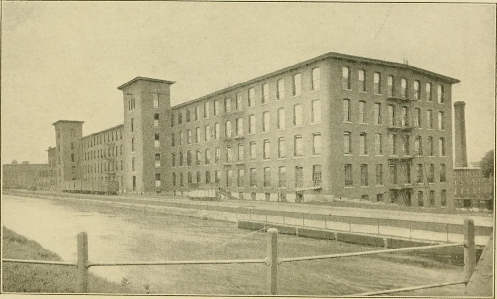 An illustration from Official manual and reference book of the National Loom Fixers Association of America : officers, constitution, by-laws, etc., 1903, leaf 98