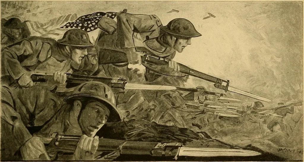 An illustration from Official posters issued by the United States Shipping Board Emergency Fleet Corporation : book no. 1, 1918, leaf 12