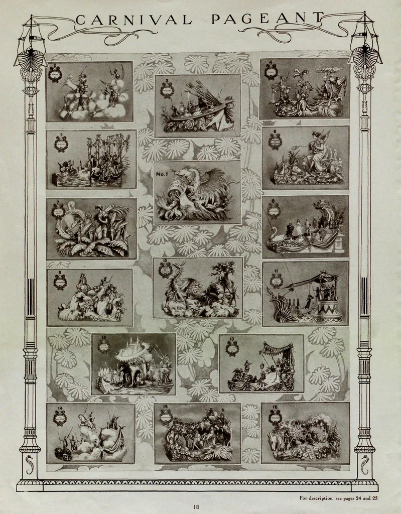 An illustration from Official program, Hudson-Fulton Celebration : discovery of the Hudson River by Henry Hudson, 1609 : inauguration of steam navigation by Robert Fulton, 1807 : September 25 to October 9, 1909, 1909, leaf 26