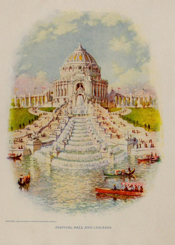 An illustration from Official souvenir Louisiana Purchase Exposition, 1904, leaf 16