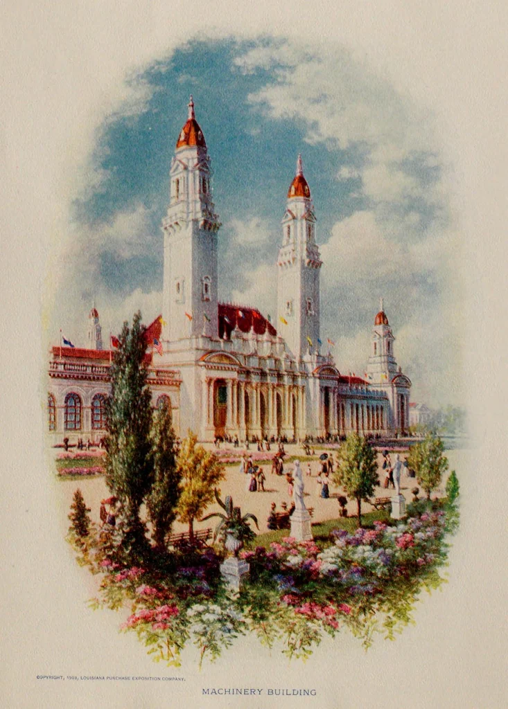 An illustration from Official souvenir Louisiana Purchase Exposition, 1904, leaf 9