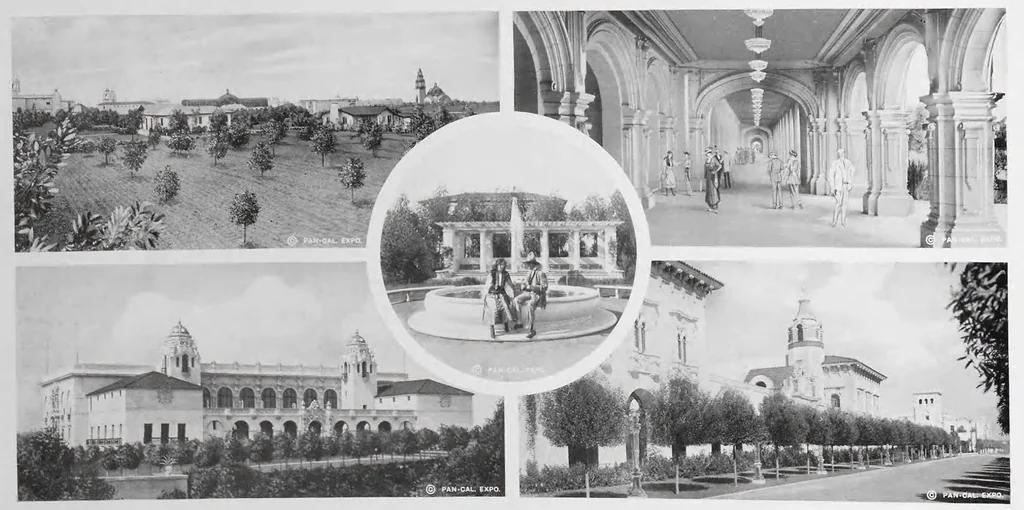 An illustration from Official views, San Diego Panama-California Exposition : San Diego all the year, 1915, 1915, leaf 12