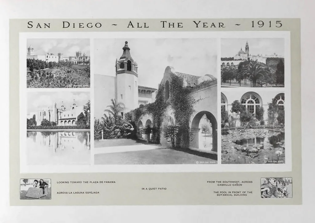 An illustration from Official views, San Diego Panama-California Exposition : San Diego all the year, 1915, 1915, leaf 21