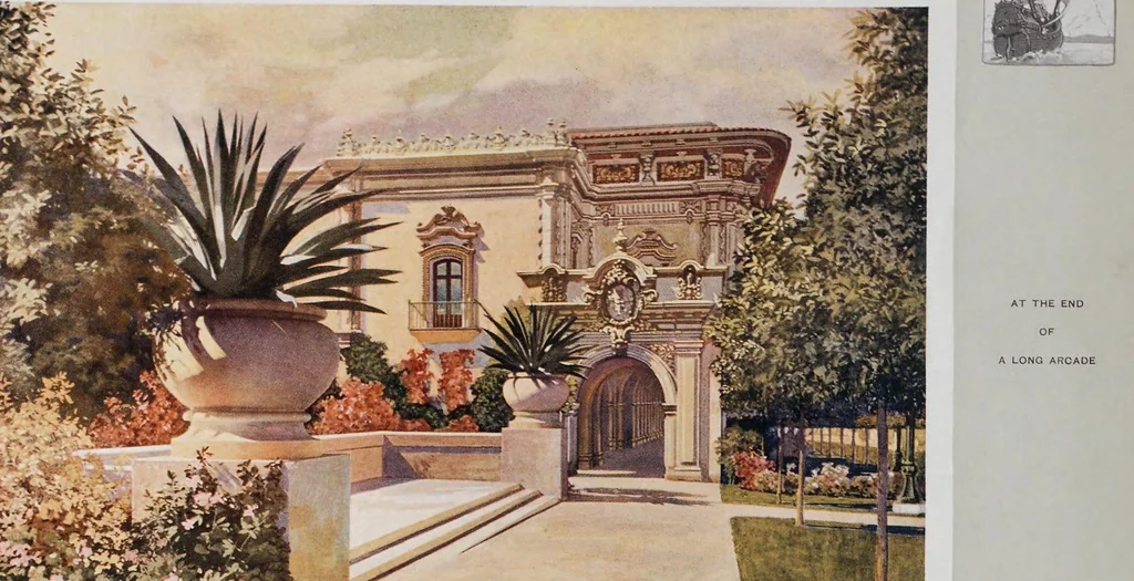 An illustration from Official views, San Diego Panama-California Exposition : San Diego all the year, 1915, 1915, leaf 7