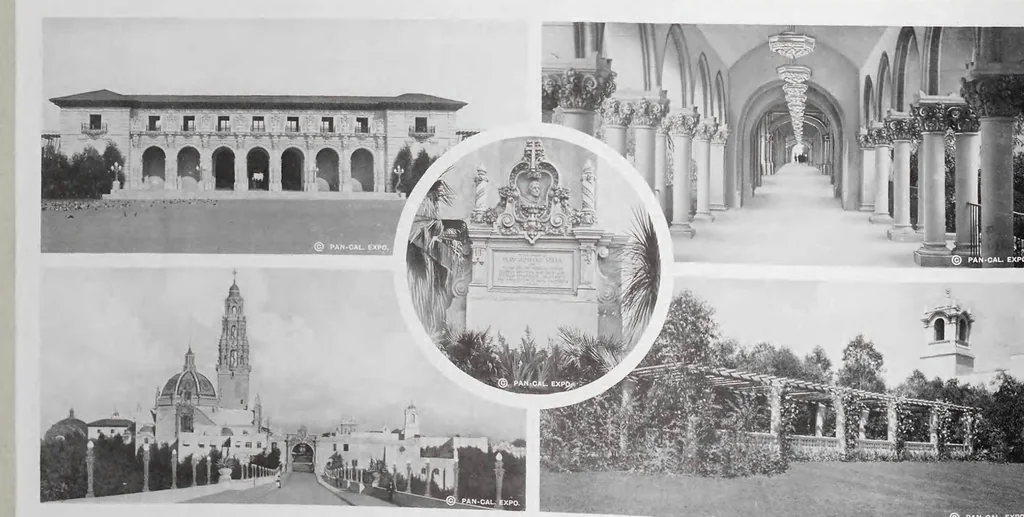 An illustration from Official views, San Diego Panama-California Exposition : San Diego all the year, 1915, 1915, leaf 8