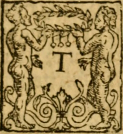 An illustration from Of ghostes and spirites, walking by night: and of straunge noyses, crackes, and sundrie forewarnings: which commonly happen before the death of men: great slaughters, and alterations of kingdoms., 1596, leaf 72