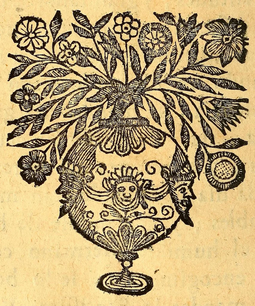 An illustration from Oficio purissima e immaculada concepcion de la Virgen Santissima, muy acepto a la misma Virgen., 1634, leaf 8