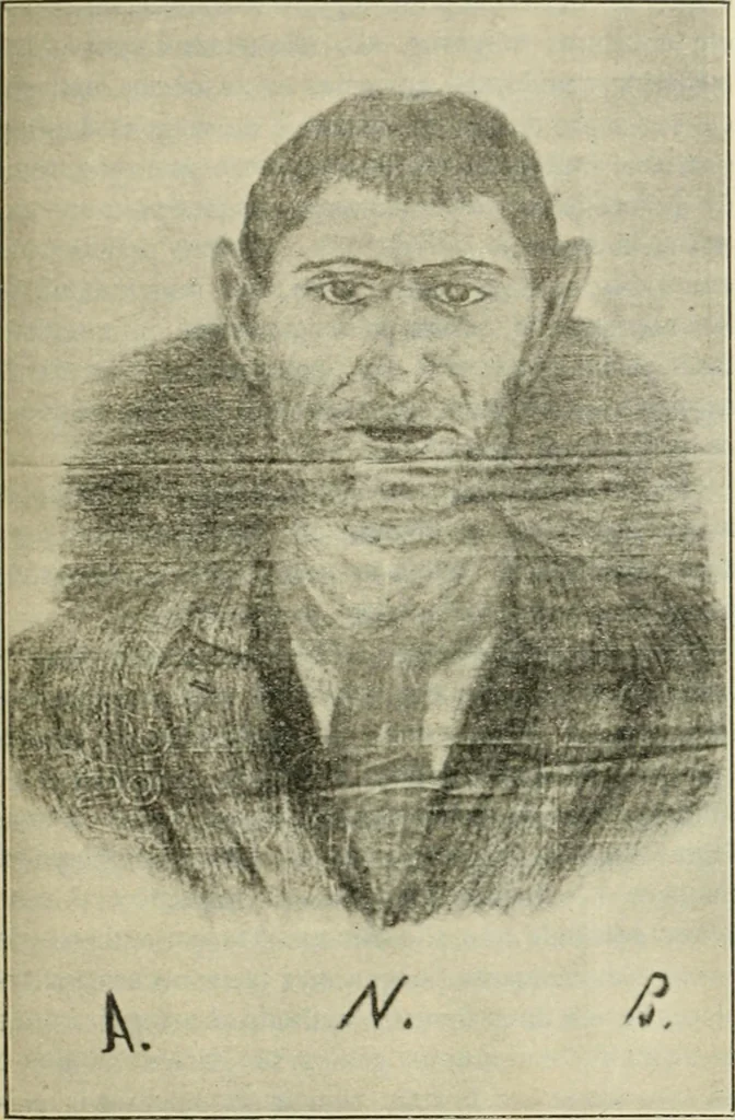 An illustration from O genio e o talento na pathologia; esboço crítico, 1911, leaf 132